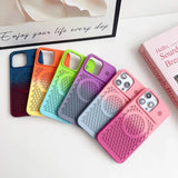 Gradient Cooling iPhone Case with Aromatherapy Slot and MagSafe Support