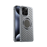 Magnetic Alloy iPhone Case – Precision-Cut Metal with Camera Guard