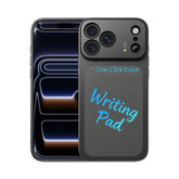 Reusable Writing Phone Case with Erase Button – Full Wrap Protective Case for iPhone