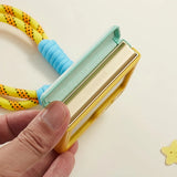 Puppy Flip Case + Strap for Galaxy Z Flip – Cute Yellow-Green Design with Magnetic Hinge