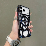 Hollow Magnetic Phone Case | MagSafe Compatible Metal Finish Case