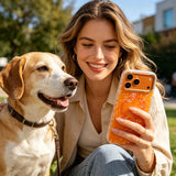Pearl Glow Magnetic iPhone Case – Quiet Luxury Shell Texture Design