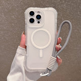 Magnetic Waistline Case for iPhone 17 Pro Max | Shockproof Clear MagSafe Cover