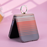 Galaxy Z Flip Carbon Fiber Pattern Case – Ring Holder & Full Protection