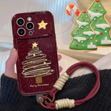 🎄 Santa Tree Christmas Phone Case – Festive Red Gift