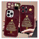 🎄 Santa Tree Christmas Phone Case – Festive Red Gift