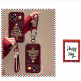 🎄 Santa Tree Christmas Phone Case – Festive Red Gift