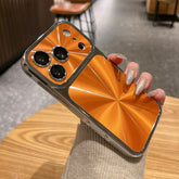 Full Coverage Aurora CD iPhone Case with Lens Protector, Anti-Slip Grip & Mirror Finish