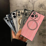 Square Glow – Electroplated MagSafe iPhone Case