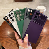 Liquid Silicone Full-Lens Samsung Case – Matte Shockproof Protection