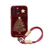 🎄 Santa Tree Christmas Phone Case – Festive Red Gift