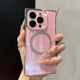 Square Glow – Electroplated MagSafe iPhone Case