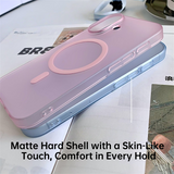 MagSafe Clear Matte iPhone 17 Case – Slim Fit & Camera Protection