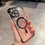 Ultra Slim Frameless Magnetic iPhone Case with Lens & Port Protection