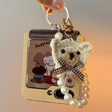 Z Flip Case with Pearl Handle and Detachable Charm – 5 Styles