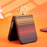 Galaxy Z Flip Carbon Fiber Pattern Case – Ring Holder & Full Protection