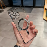 Ultra Slim Frameless Magnetic iPhone Case with Lens & Port Protection