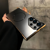 Ultra-Thin Magnetic Mirror Case for Samsung Galaxy – MagSafe Compatible