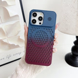 Gradient Cooling iPhone Case with Aromatherapy Slot and MagSafe Support