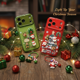 🎄 Christmas 3D Charm Phone Case – Festive Holiday Gift