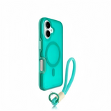 Colorful MagSafe iPhone Case with Hand Strap – Shockproof & Stylish