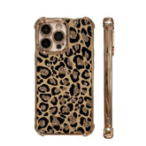 Fangcase Leopard Print Shockproof Phone Case – Full Cover, Anti-Drop, Stylish Women’s iPhone Case