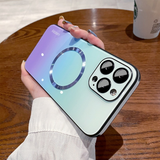 Gradient Glass Magnetic iPhone Case – MagSafe & Camera Protection