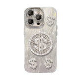 Lucky Bling Dollar Sign iPhone Case with Optional Wrist Strap