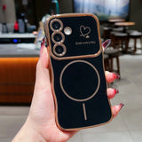 Smile Every Day Case + Magnetic Ring | Wavy Edge Soft Cover for Samsung