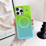 Gradient Cooling iPhone Case with Aromatherapy Slot and MagSafe Support