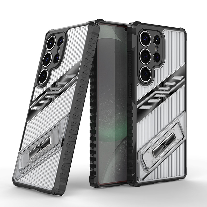 Matte Finish, Dual-Layer Drop Protection, Foldable Stand Samsung S25 Edge Case