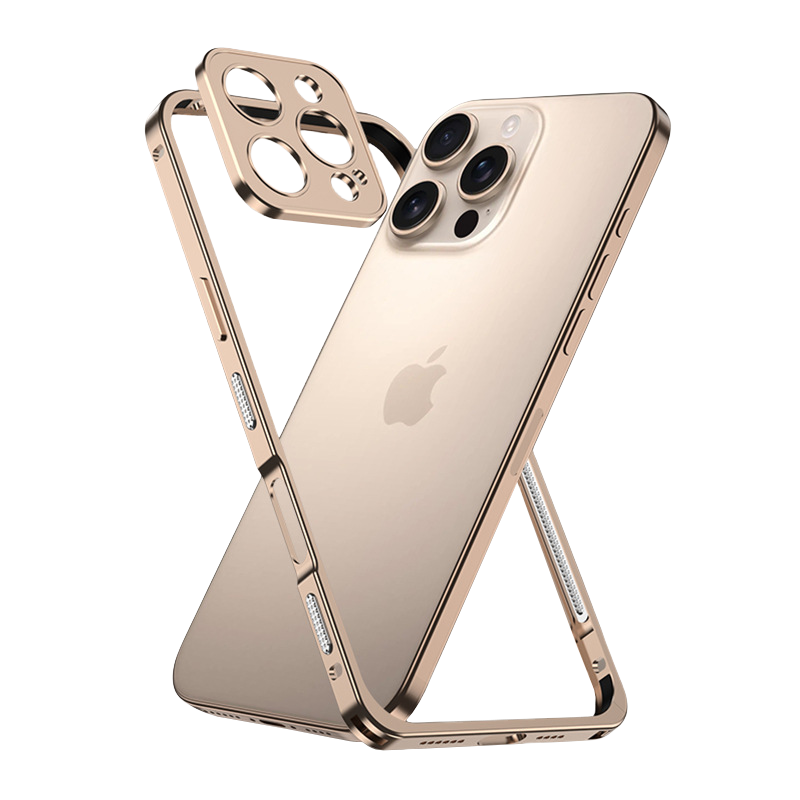 Snap-Lock Edge，Metal Lens Guard，Ultra-Slim Aluminum iPhone Case