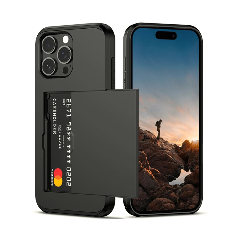 Slim Design, Dual-Layer Shockproof Protection, Hidden Card Slot iPhone Case