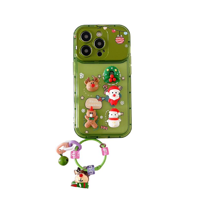 🎄 Christmas 3D Charm Phone Case – Festive Holiday Gift