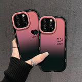 Gradient Matte iPhone Case – LOVE YOU & LUCKY Smiley Designs