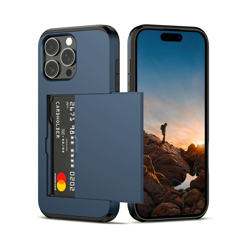 Slim Design, Dual-Layer Shockproof Protection, Hidden Card Slot iPhone Case