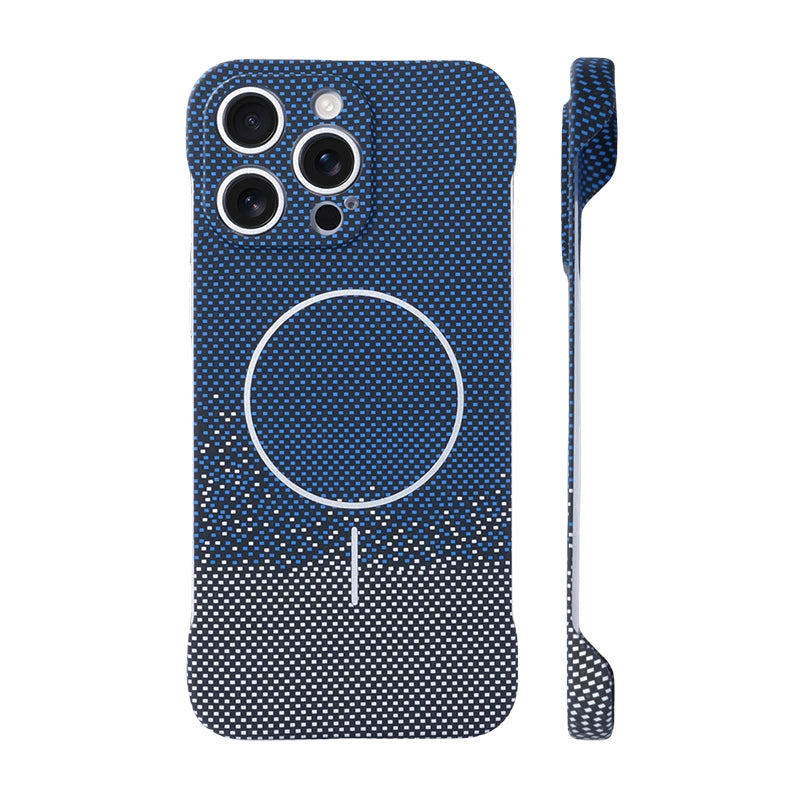Sunset Geometry Magnetic Case – Slim & Heat-Dissipating iPhone Cover