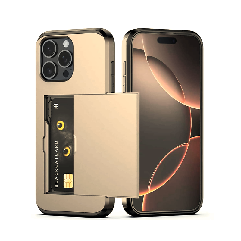 Slim Design, Dual-Layer Shockproof Protection, Hidden Card Slot iPhone Case
