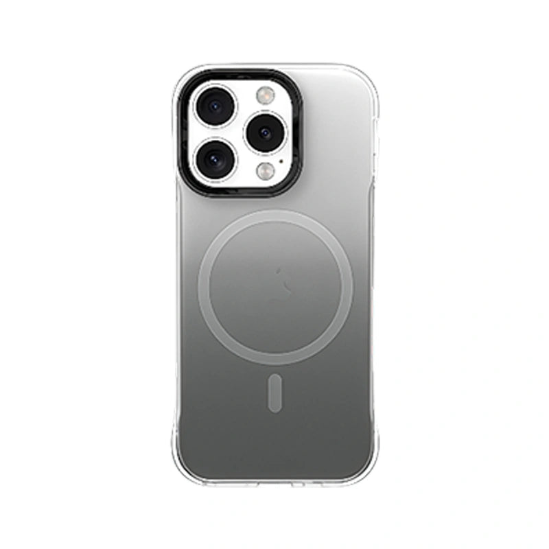 Gradient Magnetic iPhone Case – Shockproof Clear Ombre Cover
