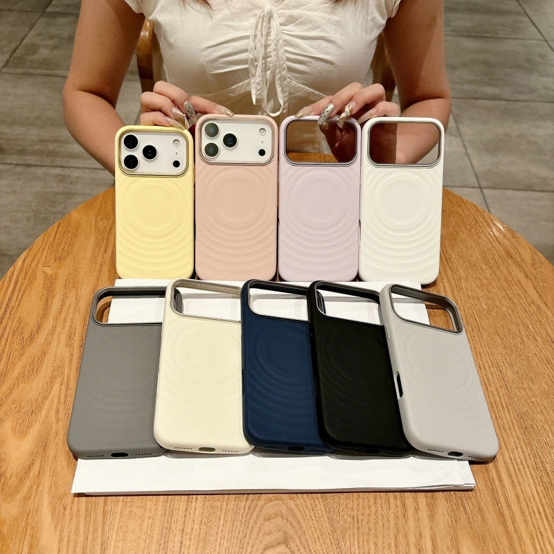 MagSafe Silicone Case for iPhone 17 Series | Wave Texture