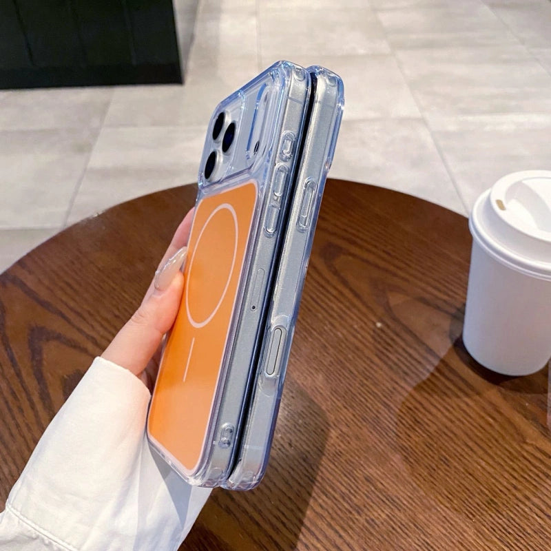FANGCASE iPhone 17 Pro Max slim clear cases with independent button design and anti-fall protection.