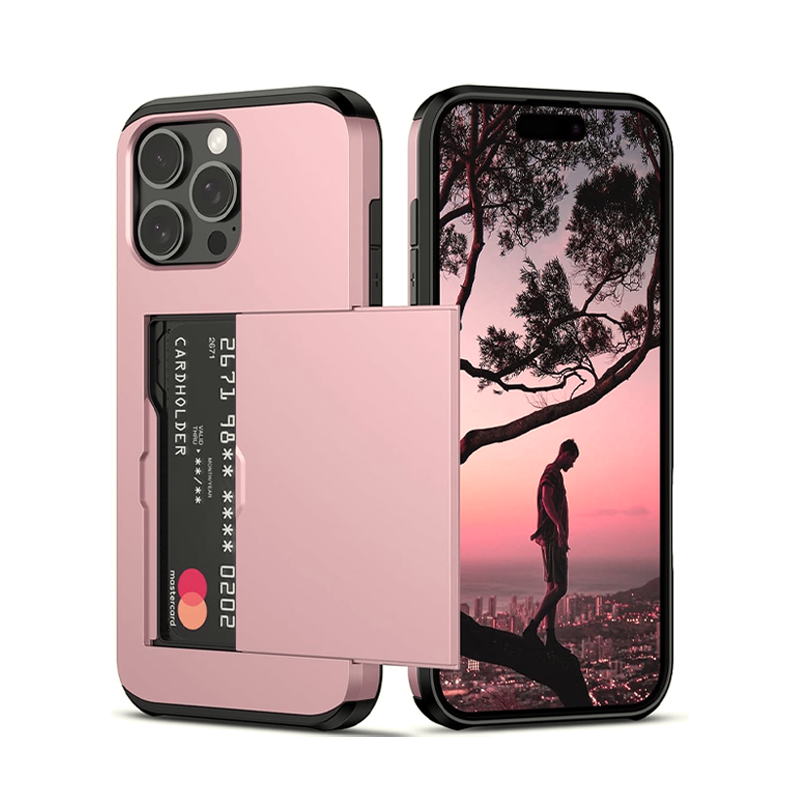 Slim Design, Dual-Layer Shockproof Protection, Hidden Card Slot iPhone Case
