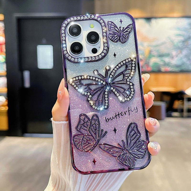 Butterfly Sparkle Bling Case for iPhone Case