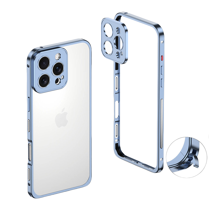 Snap-Lock Edge，Metal Lens Guard，Ultra-Slim Aluminum iPhone Case