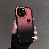 Gradient Matte iPhone Case – LOVE YOU & LUCKY Smiley Designs