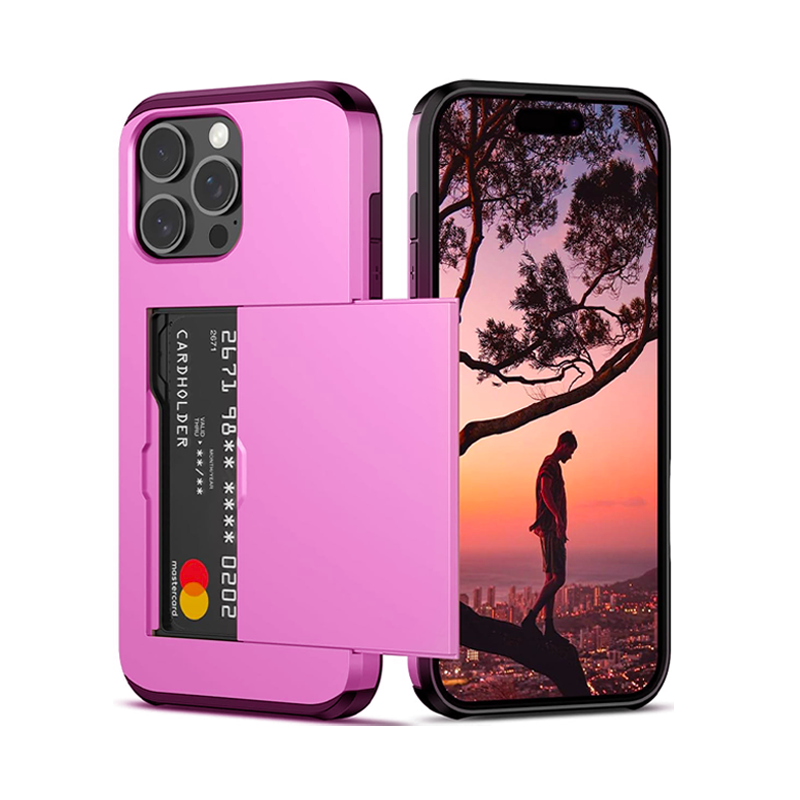 Slim Design, Dual-Layer Shockproof Protection, Hidden Card Slot iPhone Case