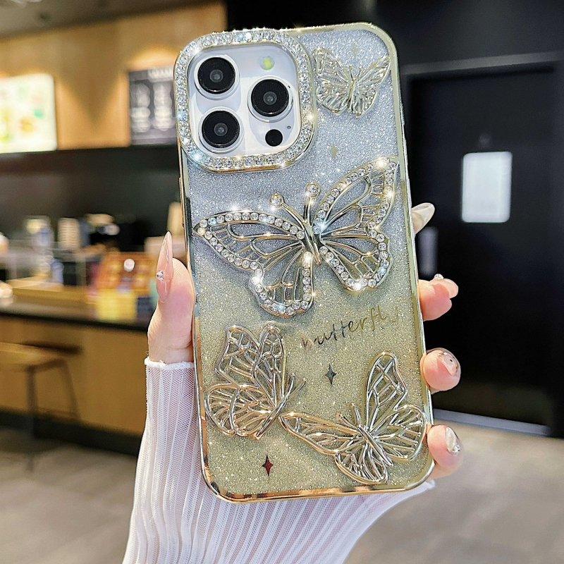 Butterfly Sparkle Bling Case for iPhone Case