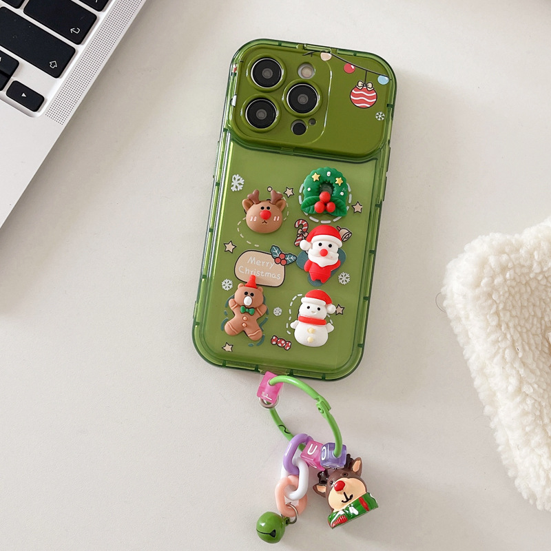 🎄 Christmas 3D Charm Phone Case – Festive Holiday Gift