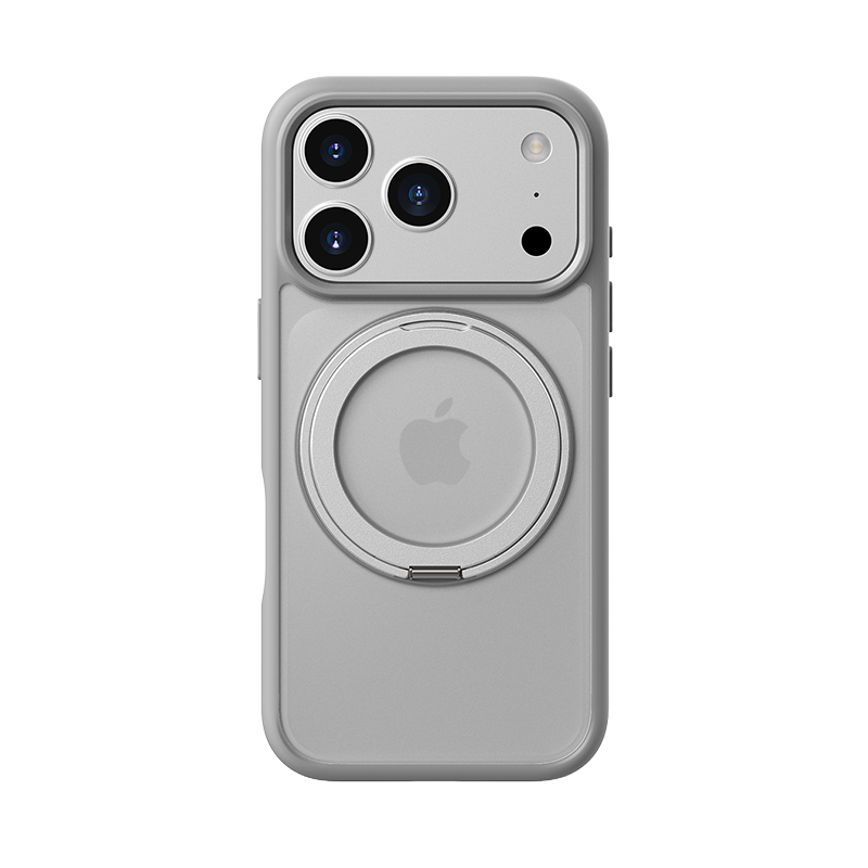 iPhone 17 MagSafe Stand Case – Frosted Matte, Slim & Protective