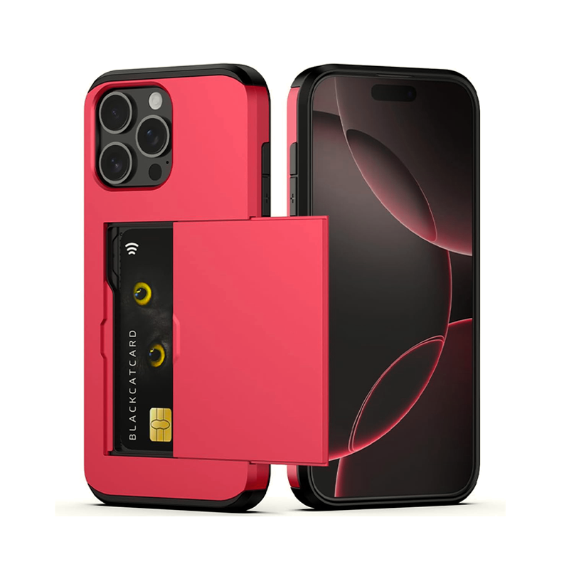 Slim Design, Dual-Layer Shockproof Protection, Hidden Card Slot iPhone Case